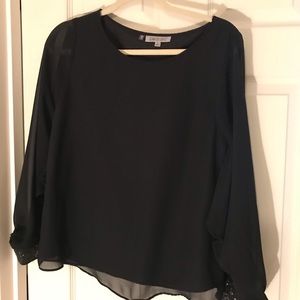 Jlo Black Blouse | size Small